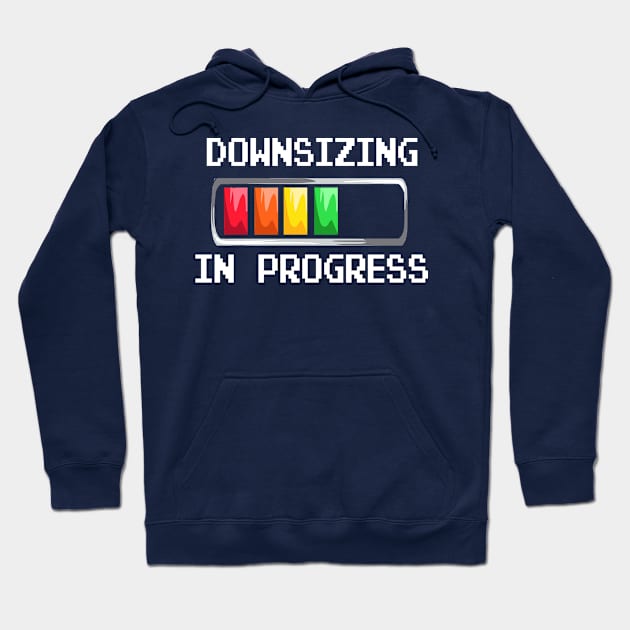 Downsizing In Progress Hoodie by Tenh